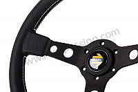 P1024513 - BLACK LEATHER MOMO PROTOTIPO THREE-SPOKE STEERING WHEEL for Porsche 997-2 / 911 Carrera • 2012 • 997 c2s • Coupe • Pdk gearbox