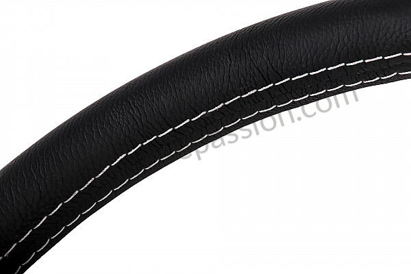 P1024514 - BLACK LEATHER MOMO PROTOTIPO THREE-SPOKE STEERING WHEEL for Porsche 911 Classic • 1968 • 2.0t • Coupe • Manual gearbox, 4 speed