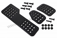 P1025938 - ALU PEDAL KIT 911 912 964 993 914 996 997 924 944 928 968 986 987 (CONTAINS ACCELERATOR - BRAKE - CLUTCH PEDALS) for Porsche 996 Turbo / 996T / 911 Turbo / GT2 • 2004 • 996 turbo • Coupe • Manual gearbox, 6 speed