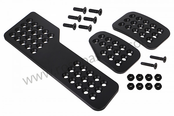 P1025938 - ALU PEDAL KIT 911 912 964 993 914 996 997 924 944 928 968 986 987 (CONTAINS ACCELERATOR - BRAKE - CLUTCH PEDALS) for Porsche Boxster / 987 • 2008 • Boxster s 3.4 • Cabrio • Manual gearbox, 6 speed