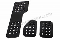 P1025938 - ALU PEDAL KIT 911 912 964 993 914 996 997 924 944 928 968 986 987 (CONTAINS ACCELERATOR - BRAKE - CLUTCH PEDALS) for Porsche Boxster / 987 • 2008 • Boxster s 3.4 • Cabrio • Manual gearbox, 6 speed