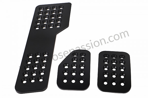 P1025938 - ALU PEDAL KIT 911 912 964 993 914 996 997 924 944 928 968 986 987 (CONTAINS ACCELERATOR - BRAKE - CLUTCH PEDALS) for Porsche 997 Turbo / 997T2 / 911 Turbo / GT2 RS • 2010 • 997 turbo • Coupe • Manual gearbox, 6 speed