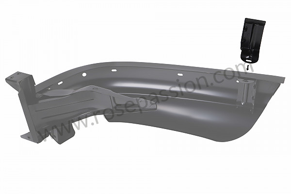 P1026820 - FRONT SUPPORT TO REAR BUMPER DETAIL for Porsche 911 Classic • 1971 • 2.2e • Coupe • Manual gearbox, 5 speed