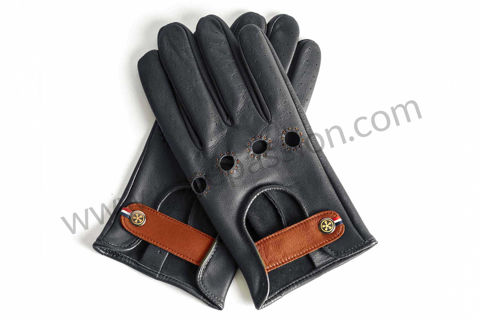 P1026983 - GANTS DE CONDUITE CUIR NOIR - NIGHT DRIVER - CUIR / L // L  TAILLE (477721547E) pour Porsche