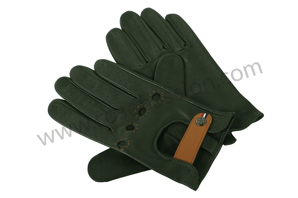 Vintage Men's sold Kenzo Paris Green Leather Gloves