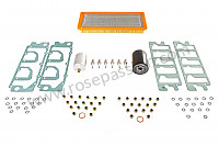 P103254 - Service kit containing (the 3 filters + drain plug seal + spark plugs + rocker cover gaskets with fastenings) for Porsche 911 G • 1983 • 3.0sc • Targa • Manual gearbox, 5 speed