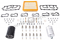 P103257 - Service kit containing (the 3 filters + drain plug seal + spark plugs + rocker cover gaskets with fastenings) for Porsche 964 / 911 Carrera 2/4 • 1993 • 964 carrera 4 • Coupe • Manual gearbox, 5 speed