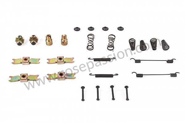 P103264 - Fixing kit for complete handbrake lining, 911 65-89 + 930 75-77 for Porsche 911 Classic • 1971 • 2.2e • Targa • Automatic gearbox