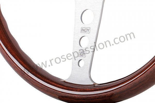 P1033498 - INDY ALU/WOOD STEERING WHEEL for Porsche 911 Turbo / 911T / GT2 / 965 • 1985 • 3.3 turbo • Coupe • Manual gearbox, 4 speed