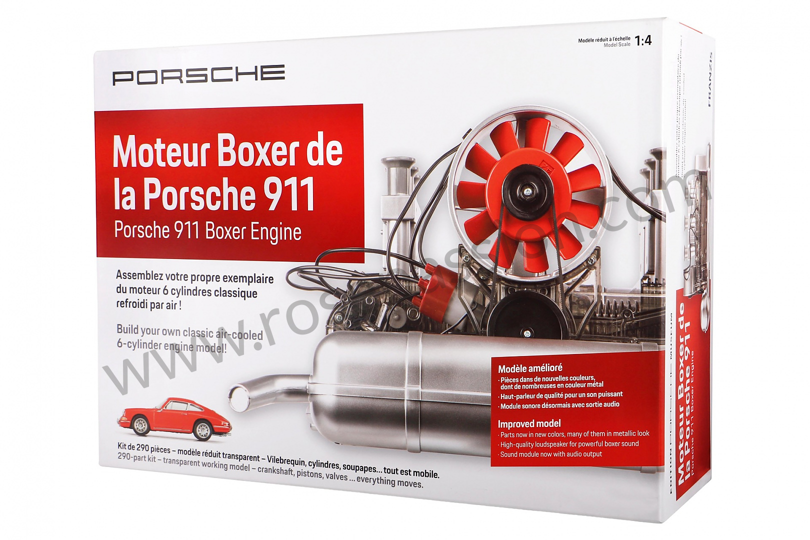 P1034306 911 ENGINE 1/4 SCALE (ENGLISH & FRENCH) INSTRUCTIONS IN