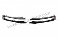 P1034551 - VOORBUMPER LUCHTINLAATBLAD KIT voor Porsche 991 • 2012 • 991 c2 • Cabrio • Manuele bak 6 versnellingen