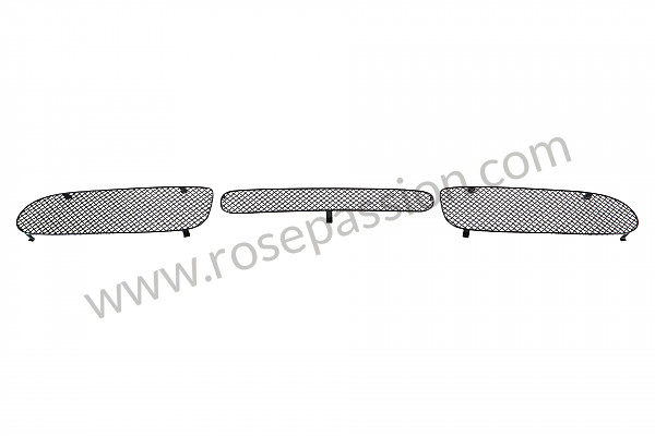 P1035143 - GRADES DO PÁRA-CHOQUE DIANTEIRO para Porsche Boxster / 986 • 2000 • Boxster s 3.2 • Cabrio • Caixa automática