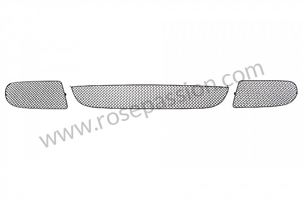 P1035151 - FRONT BUMPER GRILLES for Porsche 997 GT3 / GT3-2 • 2008 • 997 gt3 rs 3.6 • Coupe • Manual gearbox, 6 speed