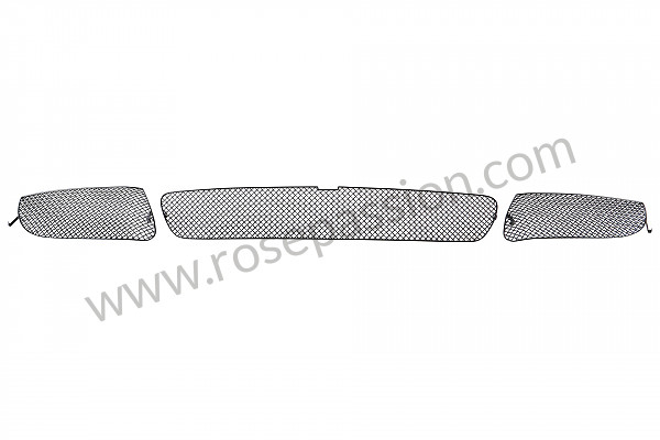 P1035153 - FRONT BUMPER GRILLES for Porsche 997-2 / 911 Carrera • 2010 • 997 c4s • Coupe • Manual gearbox, 6 speed