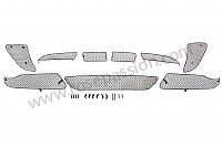 P1035159 - FRONT BUMPER GRILLES for Porsche Cayman / 987C2 • 2009 • Cayman 2.9 • Manual gearbox, 6 speed