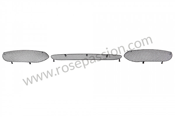 P1035160 - REJILLAS DE PARACHOQUES DELANTERO para Porsche Boxster / 987-2 • 2012 • Boxster 2.9 • Cabrio • Caja pdk