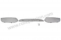P1035161 - GRILLES DE PARE CHOC AVANT pour Porsche Boxster / 987-2 • 2012 • Boxster 2.9 • Cabrio • Boite manuelle 6 vitesses