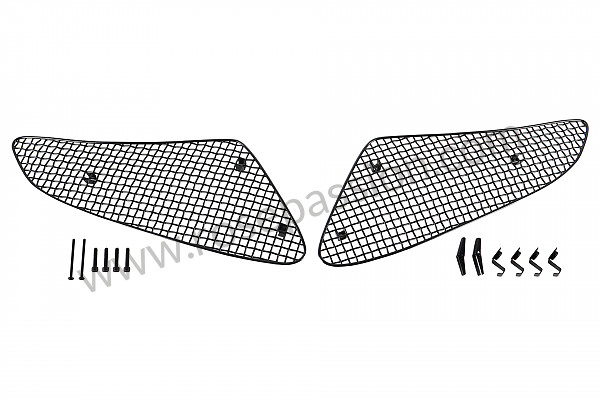 P1035163 - REAR WING AIR INTAKE GRILLE for Porsche Boxster / 987-2 • 2010 • Boxster s 3.4 • Cabrio • Manual gearbox, 6 speed