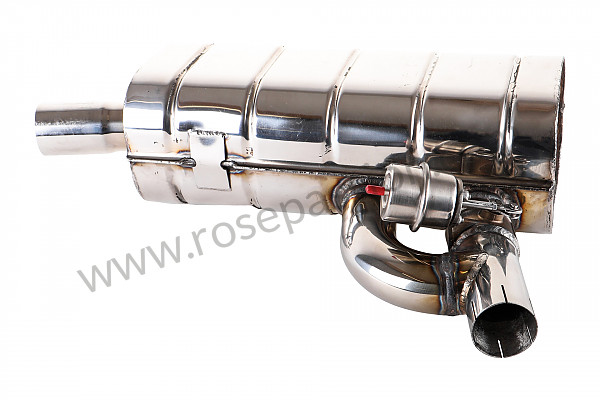 P1036686 - SILENCIADOR DESPORTIVO COM VÁLVULAS para Porsche Boxster / 987 • 2005 • Boxster s 3.2 • Cabrio • Caixa manual 6 velocidades