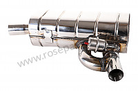 P1036686 - SPORTS SILENCER WITH VALVES for Porsche Boxster / 987 • 2007 • Boxster 2.7 • Cabrio • Automatic gearbox