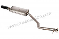 P1037645 - STAINLESS STEEL SILENCER EXIT IN BLACK for Porsche 944 • 1986 • 944 2.5 • Coupe • Automatic gearbox