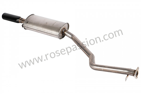 P1037645 - STAINLESS STEEL SILENCER EXIT IN BLACK for Porsche 944 • 1987 • 944 2.5 • Coupe • Automatic gearbox