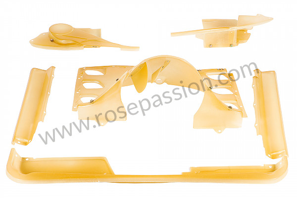 P1038213 - SPORT ENGINE COVER KIT 911 RSR LARGE TURBINE WITHOUT RADIATOR for Porsche 911 3,0 RS 74 • 1974