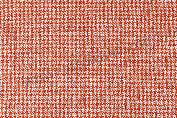 P1038398 - SEAT FABRIC PER METER ORANGE AND WHITE HOUNDSTOOTH for Porsche Boxster / 987 • 2006 • Boxster s 3.2 • Cabrio • Manual gearbox, 6 speed