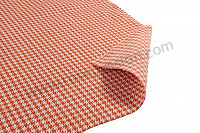 P1038398 - SEAT FABRIC PER METER ORANGE AND WHITE HOUNDSTOOTH for Porsche Boxster / 981 • 2012 • Boxster s • Cabrio • Manual gearbox, 6 speed