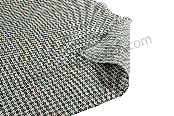 P1038399 - SEAT FABRIC PER METER HOUNDSTOOTH GREEN AND WHITE for Porsche 911 3,0 RSR 74 • 1974