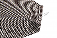 P1038400 - SEAT FABRIC PER METER BROWN AND WHITE HOUNDSTOOTH for Porsche Boxster / 987 • 2006 • Boxster s 3.2 • Cabrio • Manual gearbox, 6 speed