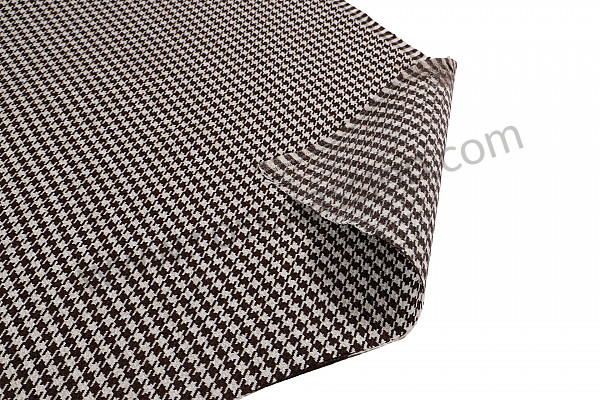 P1038400 - SEAT FABRIC PER METER BROWN AND WHITE HOUNDSTOOTH for Porsche 911 G • 1975 • 2.7 • Coupe • Automatic gearbox