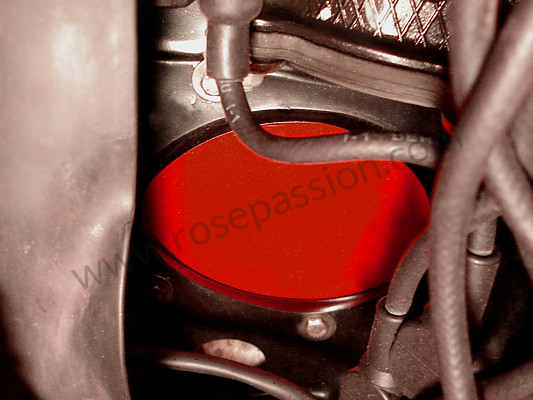P1038541 - HETE LUCHTBLOWER VERWIJDERSET OP DE MOTOR voor Porsche 993 / 911 Carrera • 1998 • 993 carrera 4 • Cabrio • Manuele bak 6 versnellingen