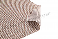 P1038550 - SEAT FABRIC PER METER HOUNDSTOOTH BEIGE AND WHITE for Porsche 997-1 / 911 Carrera • 2007 • 997 c2 • Cabrio • Automatic gearbox