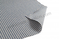 P1038551 - SEAT FABRIC BY THE METER BLUE AND WHITE HOUNDSTOOT for Porsche 911 2,5 ST 71-72 • 1972
