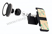 P1038865 - MAGNETISCHE TELEFOONHOUDER voor Porsche Boxster / 987-2 • 2011 • Boxster 2.9 • Cabrio • Bak pdk