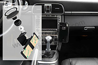 P1038865 - SUPORTE MAGNÉTICO PARA TELEFONE para Porsche Boxster / 987-2 • 2011 • Boxster spyder 3.4 • Cabrio • Caixa pdk