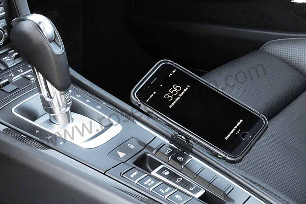 P1038866 - MAGNETIC PHONE HOLDER ON CENTER CONSOLE for Porsche 991 • 2013 • 991 c4s • Coupe • Manual gearbox, 7 speed