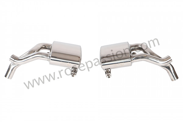 P1038879 - SPORT STAINLESS STEEL SILENCER for Porsche 997-2 / 911 Carrera • 2011 • 997 c4s • Targa • Pdk gearbox