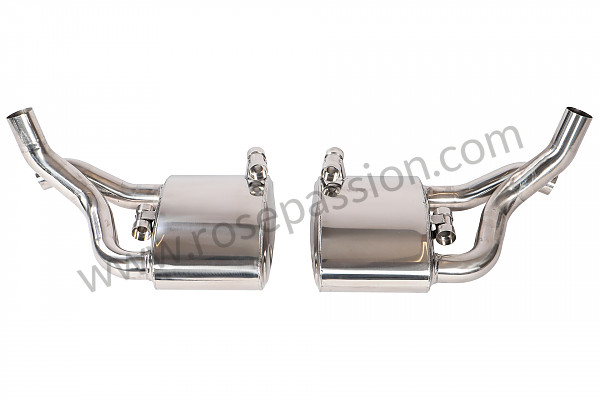 P1038879 - SPORT STAINLESS STEEL SILENCER for Porsche 997-2 / 911 Carrera • 2011 • 997 c4s • Targa • Pdk gearbox