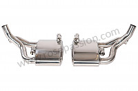 P1038879 - SPORT STAINLESS STEEL SILENCER for Porsche 997-2 / 911 Carrera • 2012 • 997 c2 gts • Coupe • Manual gearbox, 6 speed