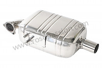 P1039144 - STAINLESS STEEL SPORTS SILENCER for Porsche Boxster / 987 • 2008 • Boxster s 3.4 • Cabrio • Manual gearbox, 6 speed