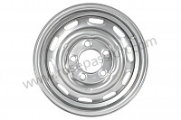 P1039485 - 15X4.5-INCH DISC BRAKE STEEL WHEEL SILVER PAINTED. MADE IN USA WITH FACTORY TOOLING. FOR 356C 911 912 for Porsche 356C • 1964 • 1600 c (616 / 15) • Coupe karmann c • Manual gearbox, 4 speed