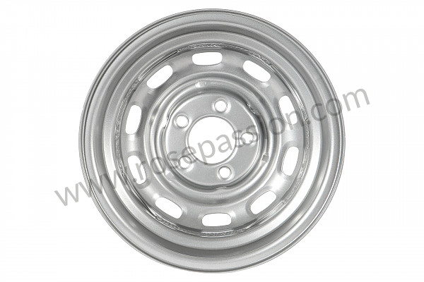 P1039485 - 15X4.5-INCH DISC BRAKE STEEL WHEEL SILVER PAINTED. MADE IN USA WITH FACTORY TOOLING. FOR 356C 911 912 for Porsche 912 • 1969 • 912 1.6 • Targa • Manual gearbox, 4 speed