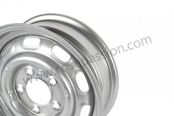 P1039485 - 15X4.5-INCH DISC BRAKE STEEL WHEEL SILVER PAINTED. MADE IN USA WITH FACTORY TOOLING. FOR 356C 911 912 for Porsche 911 Classic • 1968 • 2.0l • Targa • Automatic gearbox