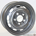 P1039487 - 15 X 5.5 INCHES DISC BRAKE STEEL RIM SILVER PAINTED FINISH, 42 MM OFFSET. MADE IN THE USA WITH FACTORY TOOLS. FOR 356C 911 912 for Porsche 356C • 1964 • 1600 c (616 / 15) • Cabrio c • Manual gearbox, 4 speed