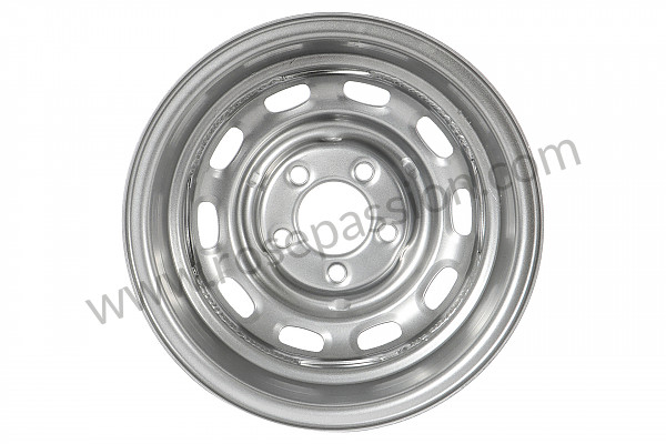 P1039487 - 15 X 5.5 INCHES DISC BRAKE STEEL RIM SILVER PAINTED FINISH, 42 MM OFFSET. MADE IN THE USA WITH FACTORY TOOLS. FOR 356C 911 912 for Porsche 911 G • 1974 • 2.7s • Targa • Manual gearbox, 4 speed