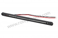 P1039690 - 3RD BRAKE LIGHT LED 12V 20 CM for Porsche 356a • 1957 • 1300 (506 / 2) • Coupe a t1 • Manual gearbox, 4 speed