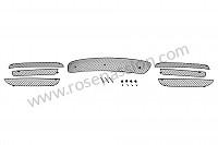 P1039885 - GRIGLIE PARAURTI ANTERIORI per Porsche 991 • 2013 • 991 c4s • Cabrio • Cambio manuale 7 marce