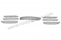 P1039886 - FRONT BUMPER GRILLES for Porsche Boxster / 981 • 2014 • Boxster • Cabrio • Pdk gearbox